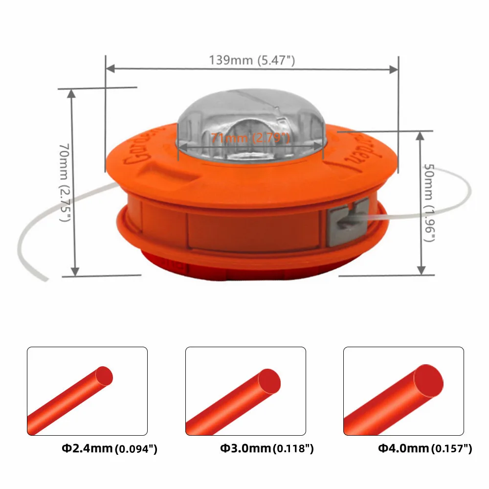 Automatic Grass Trimmer Head f - Gardening Tools Basic recension och pris