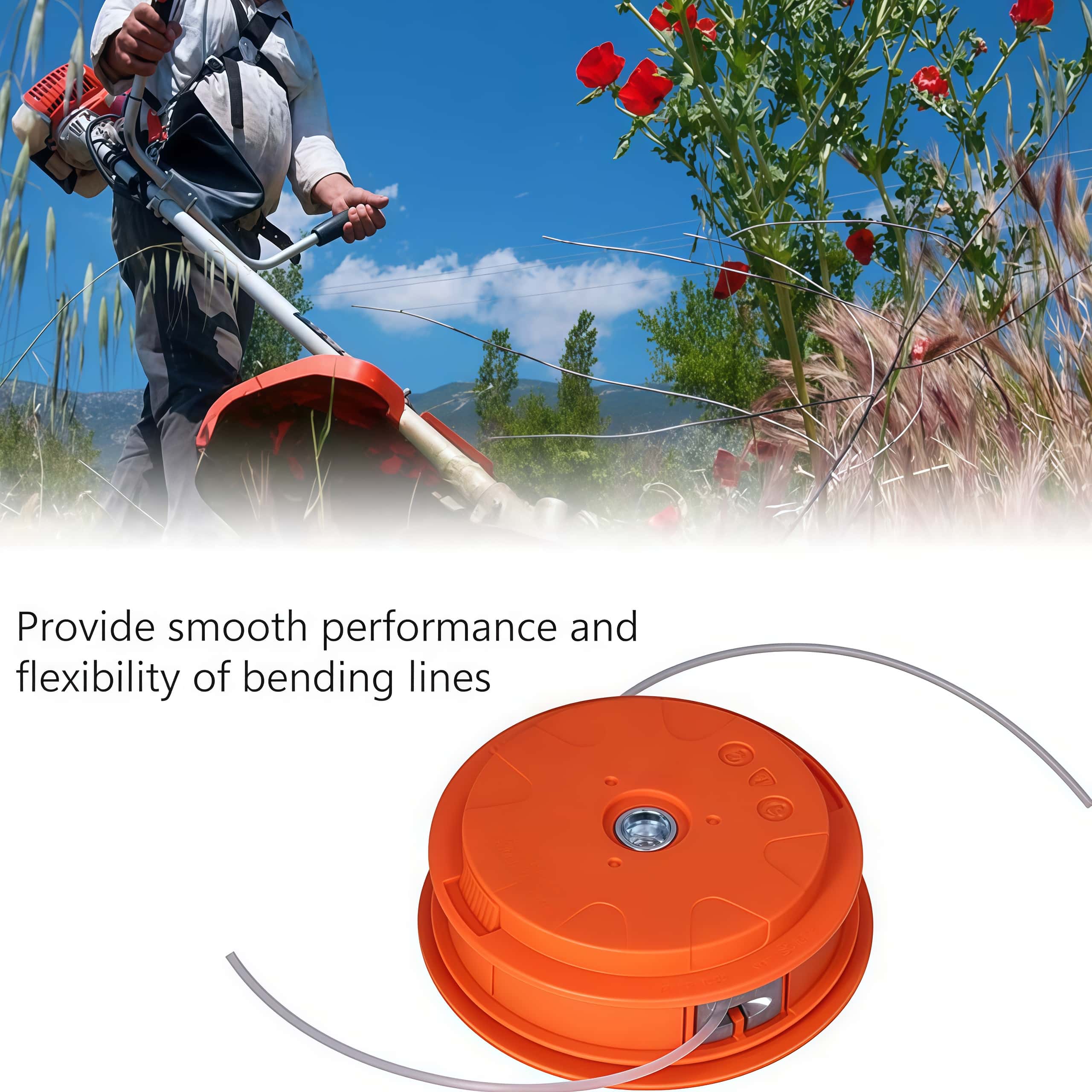 Automatic Grass Trimmer Head f - Gardening Tools Basic recension och pris