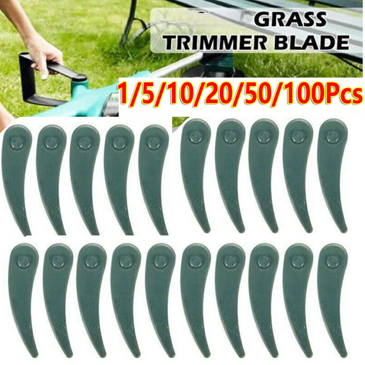 1/5/10/20/50/100Pc Green Plast - Gardening Tools Basic recension och pris