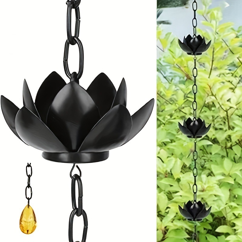Lotus Rain Chain for Gutter Do - Gardening Tools Basic recension och pris