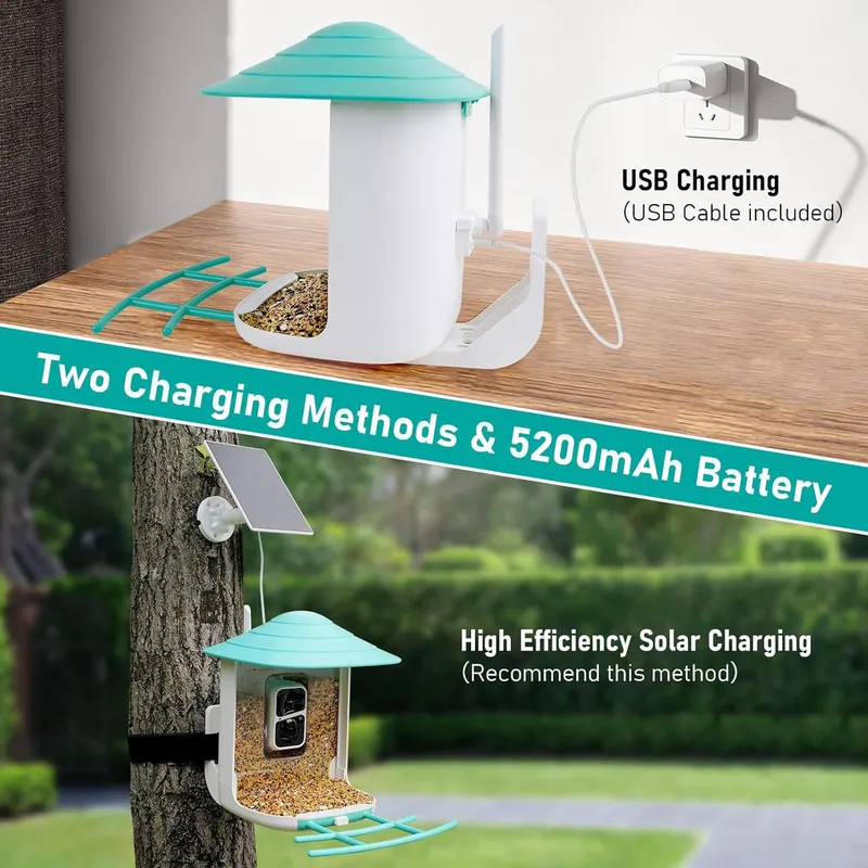 Smart Bird Feeder Camera with  - Gardening Tools Video recension och pris