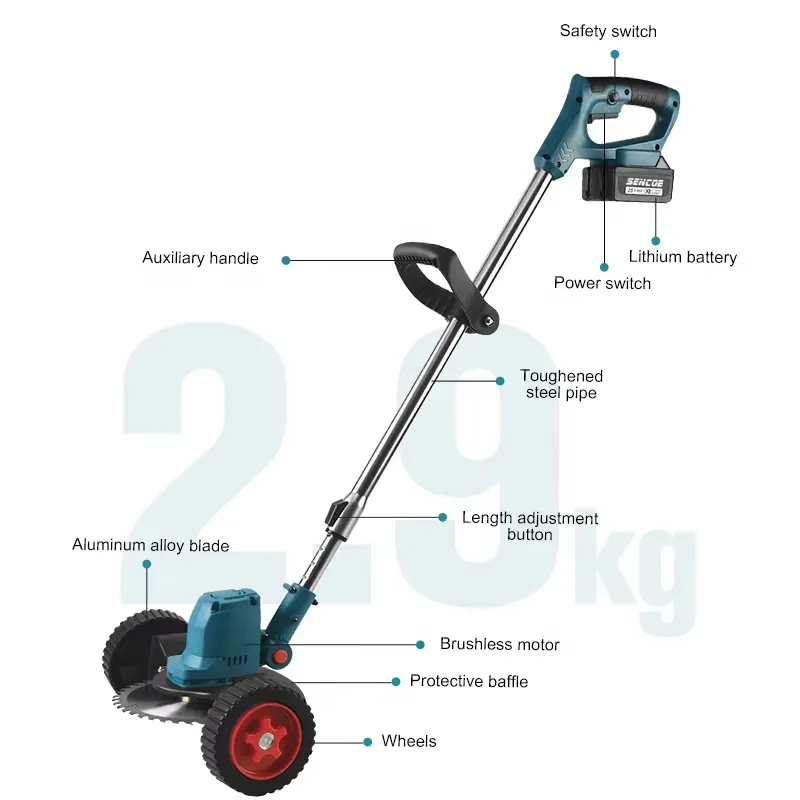 Professional 21V Electric Gras - Gardening Tools Logo recension och pris
