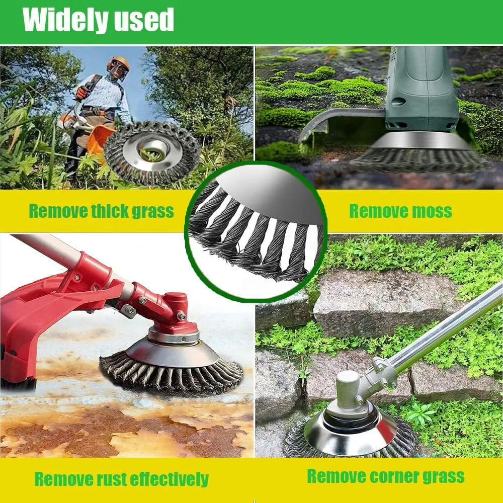 4/6/10inch Steel Wire Brush Tr - Gardening Tools Bundle recension och pris