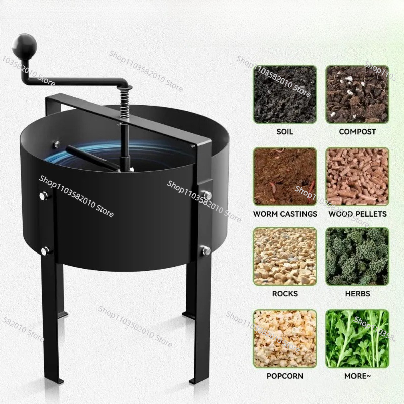 Rotating Metal Compost Soil Si - Garden Sieve Soil recension och pris