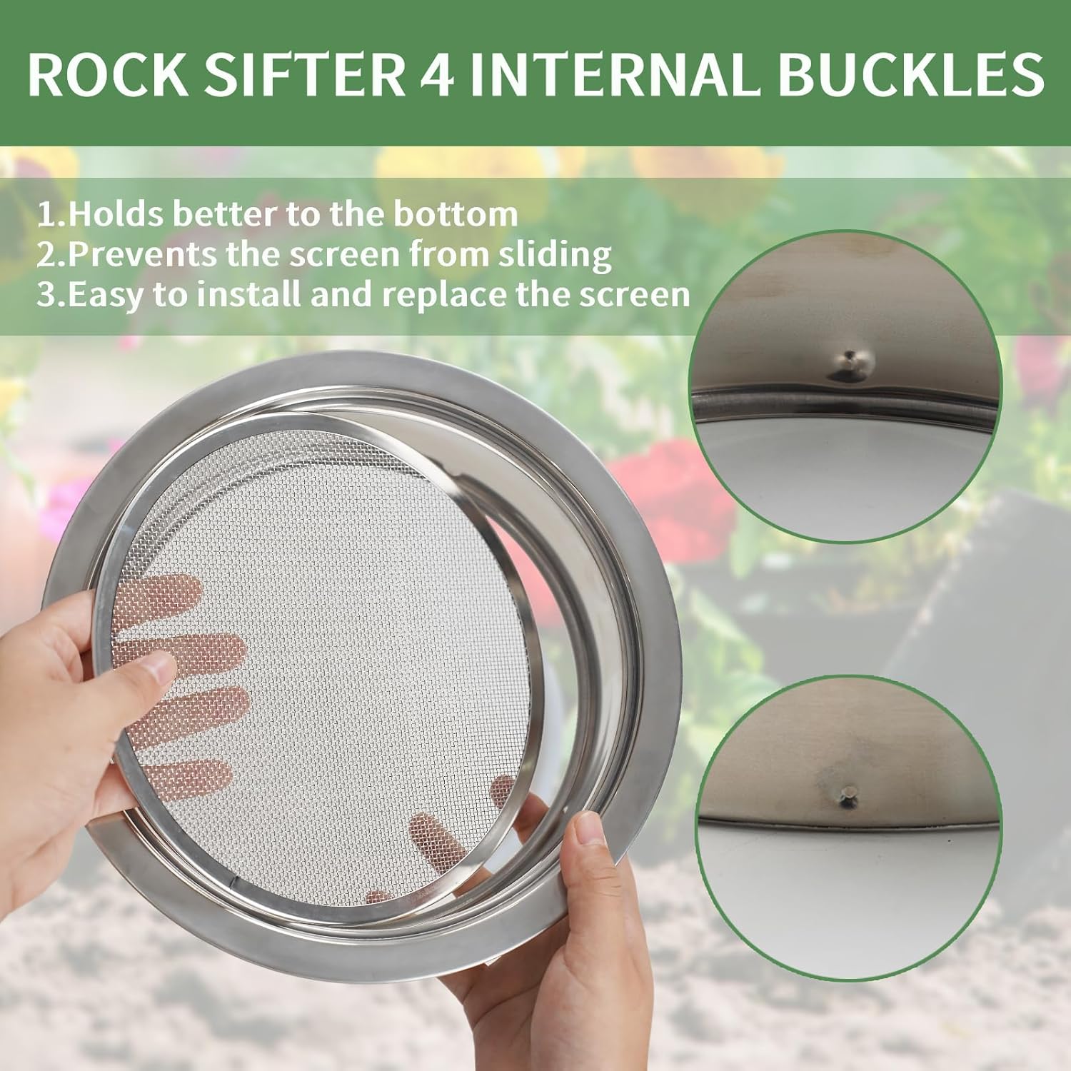 Soil Sieve Set Garden Soil Sif - Garden Sieve Soil recension och pris
