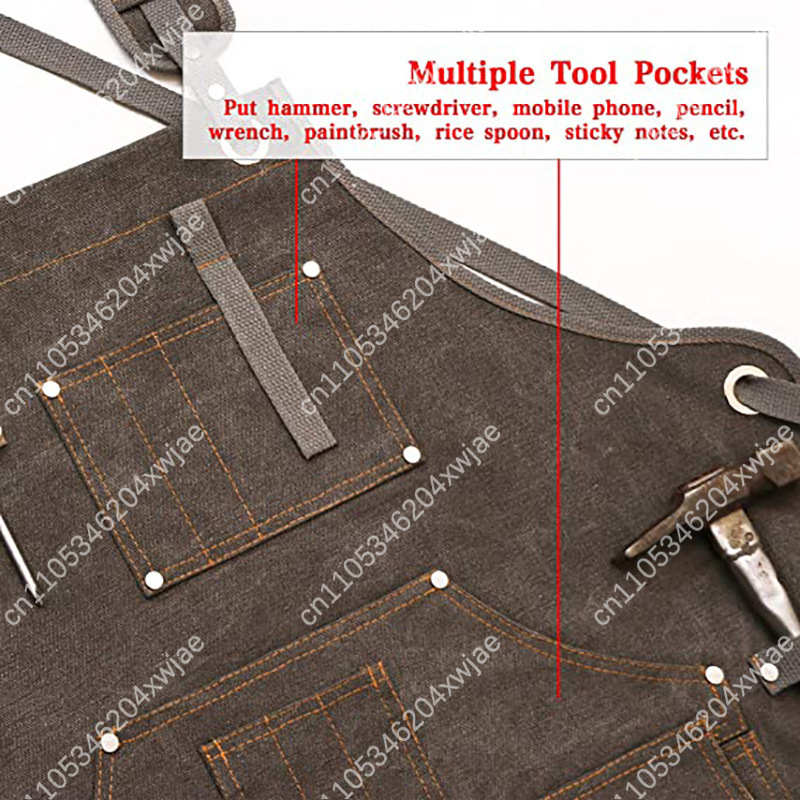 Heavy Duty Canvas Apron With C - Gardening Tools Logo recension och pris