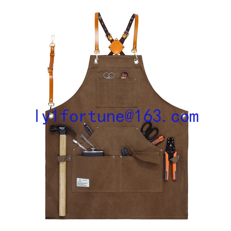 Thick canvas waterproof apron  - Gardening Tools Logo recension och pris