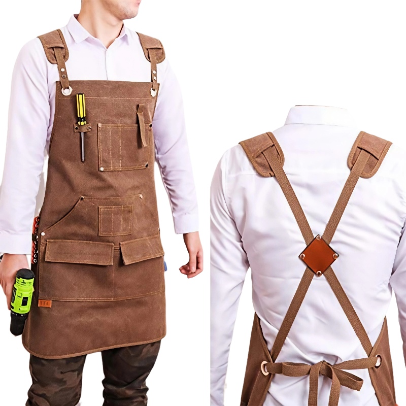 Heavy Duty Canvas Apron Custom - Gardening Tools Logo recension och pris
