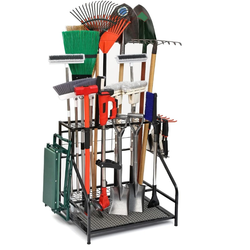 Metal Garden Tool Storage Rack - Gardening Tools Amazon recension och pris